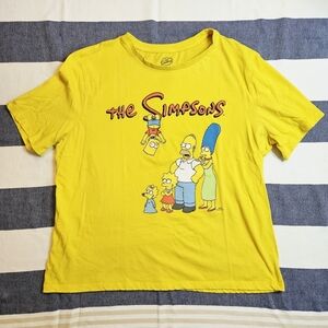 The Simpsons Classic Yellow Graphic Tee XL